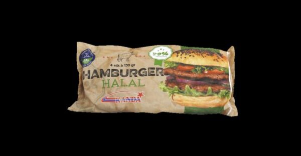 Hamburger Halal 130g 4-pk